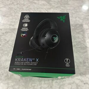 Razer Kraken V3 X Black and Green Headset
